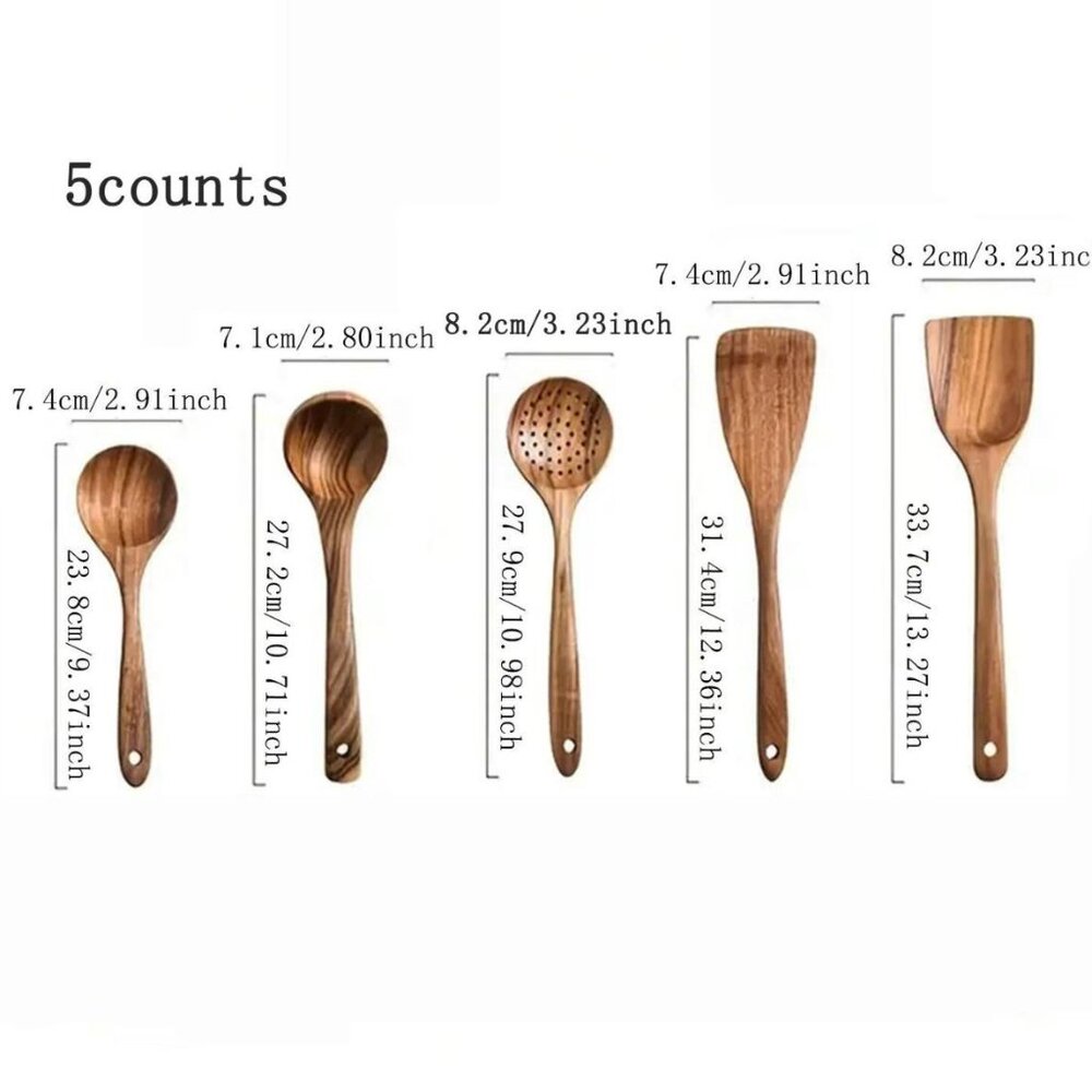 wood cooing spoon 5 Pease